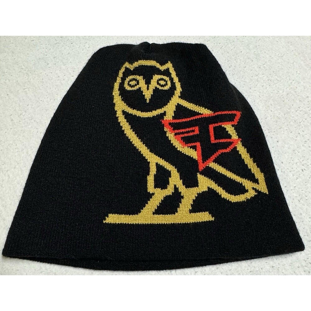 OVO X Faze Clan Beanie Unisex Adult Black Drake